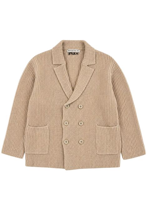 Beige wool blend children's cardigan Manuel Ritz | 4446BEIGE